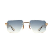 Maybach THE VISIONIST SUN I Unisex 22K Gold / Light Blue Gradient Sunglasses 