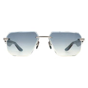 Maybach THE VISIONIST SUN I Unisex Palladium Plated Titanium / Light Blue Gradient Sunglasses 