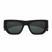 Saint Laurent SL 740 Women Pillowed Square Black / Medium Havana Sunglasses