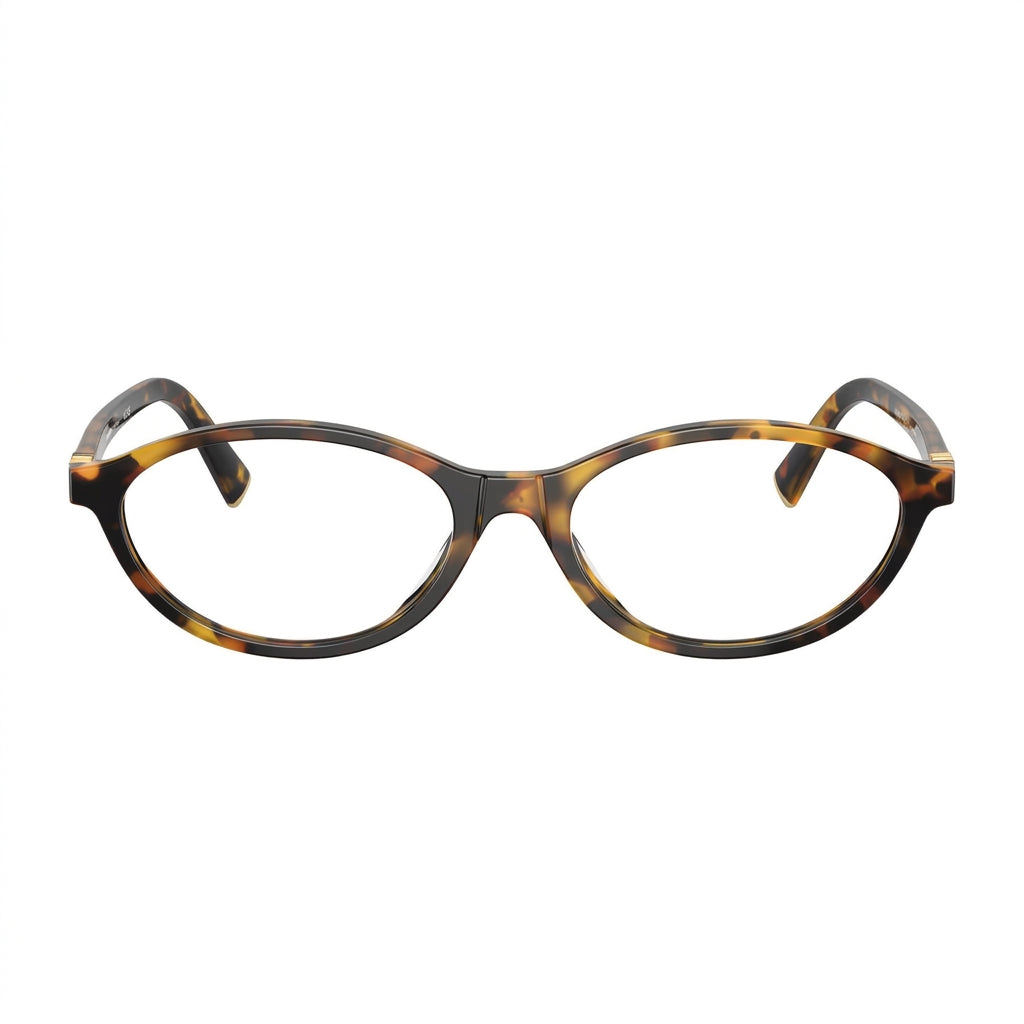 Miu Miu Women MU 09XV Honey Havana Cat-Eye Optical Glasses 