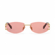 Philipp Plein Unisex Oval PLEIN SLEEK Red Sunglasses