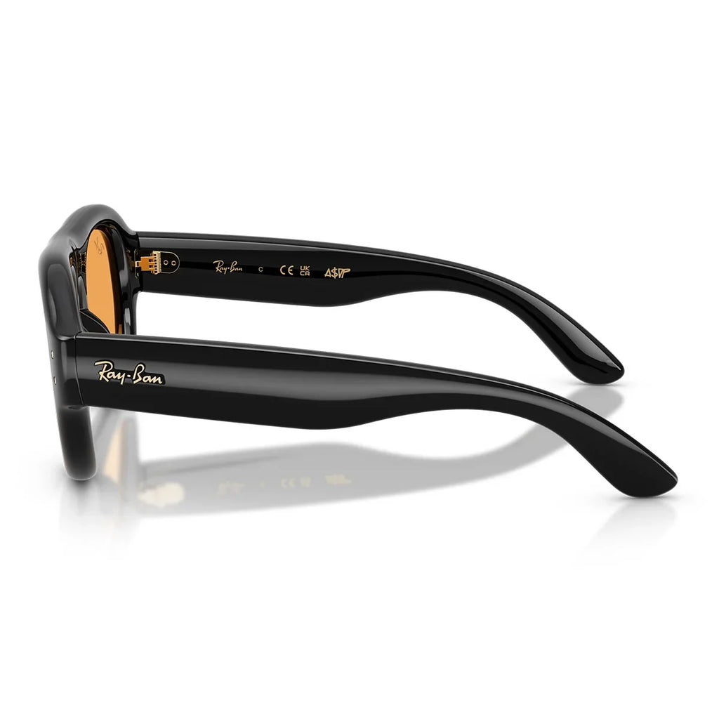 Ray Ban Men Pilot Frame Deep Black Black Sunglasses