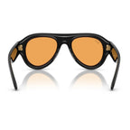 Ray Ban Men Pilot Frame Deep Black Black Sunglasses