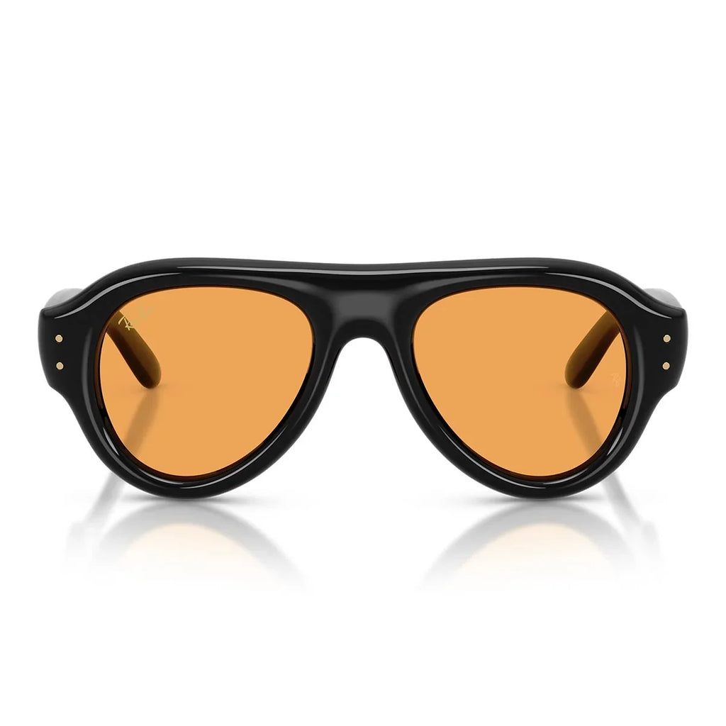 Ray Ban Men Pilot Frame Deep Black Black Sunglasses