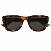Saint Laurent Unisex SL 801 005 Square Medium Havana Sunglasses