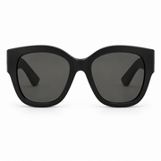 Saint Laurent Women SL M95/F 001 Black/Grey Square Sunglasses
