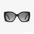 Chanel Women Square Black Sunglasses