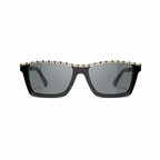 Chanel Women Rectangular Black Sunglasses
