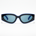  Chanel Women Shield Blue Sunglasses