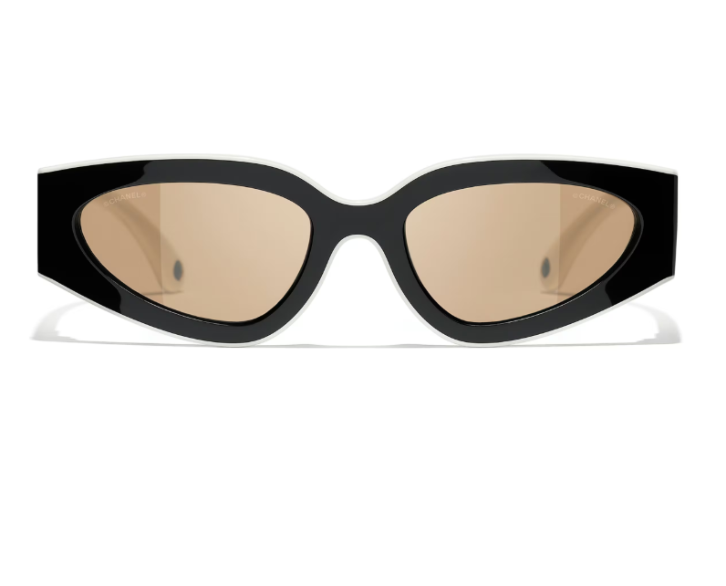 Chanel Women Cat Eye Brown Sunglasses