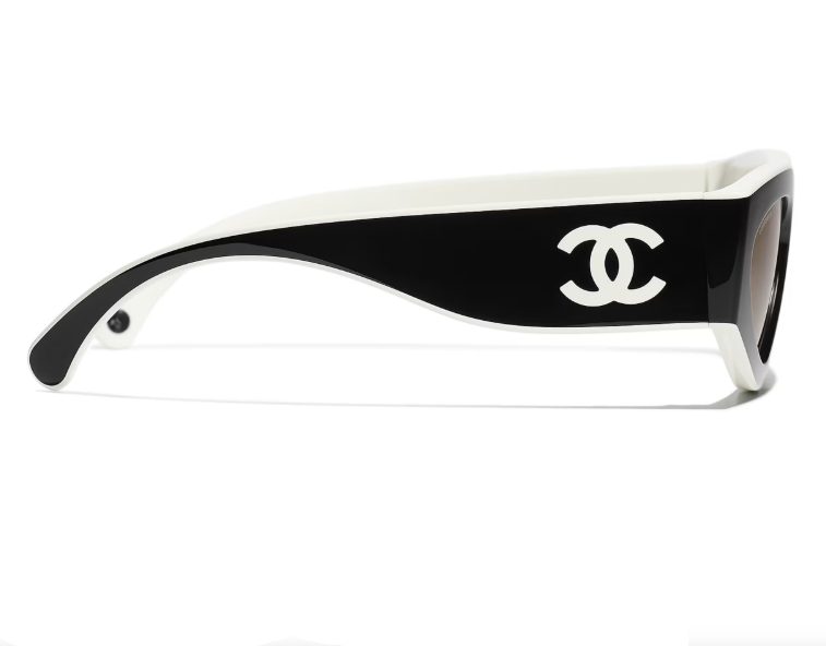 Chanel Women Cat Eye Brown Sunglasses