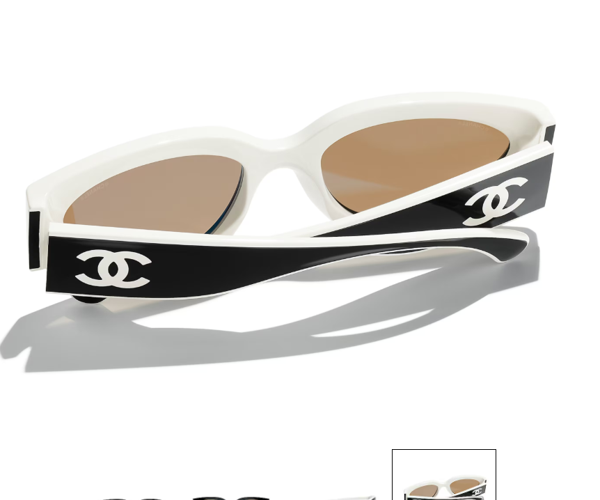 Chanel Women Cat Eye Brown Sunglasses