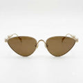 Gucci Women Perla Venere Cat-Eye Gold Sunglasses