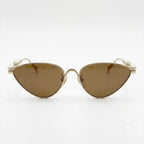 Gucci Women Perla Venere Cat-Eye Gold Sunglasses