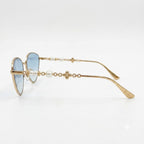 Gucci Women Perla Venere Cat-Eye Ice Blue Sunglasses