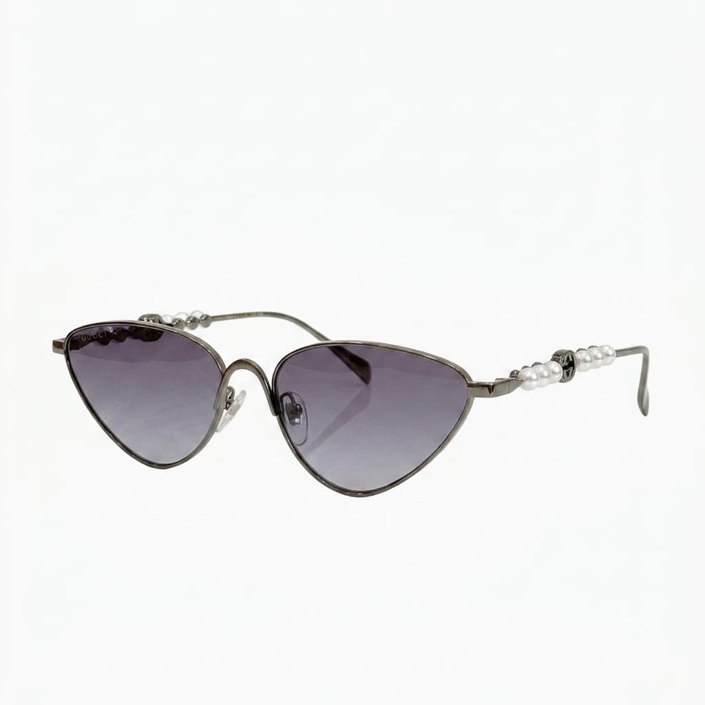 Gucci Women Perla Venere Cat-Eye Lilac Mist Sunglasses