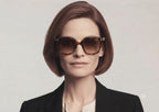 Chanel Women Classic Square Acetate Polarized Rhinestone Chanel Logo Tortoiseshell Brown Sunglasses