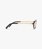 Chanel Women Optical Oval Brown Tortoise Eyeglasses