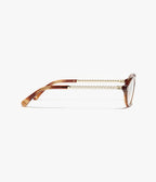 Chane Women Optical Oval Dark Tortoise Eyeglasses