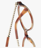 Chane Women Optical Oval Dark Tortoise Eyeglasses