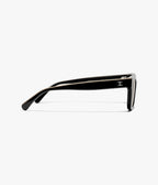 Chanel Women Square Black & Beige Sunglasses