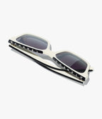 Chanel Women Square Black & White Sunglasses