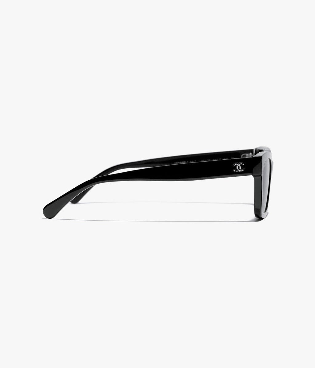 Chanel Women Black Square Sunglasses