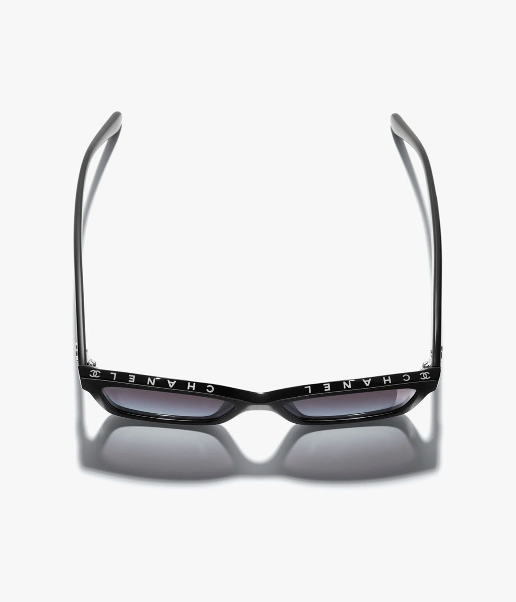 Chanel Women Black Square Sunglasses