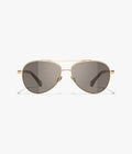  Chanel Women Pilot Pearls Brown Sunglasses 
