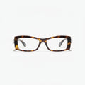  Chanel Unisex Rectangle Tortoise / Havana Eyeglasses 
