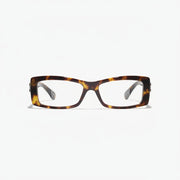  Chanel Unisex Rectangle Tortoise / Havana Eyeglasses 