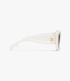 Chanel Women Butterfly White Sunglasses CH5567