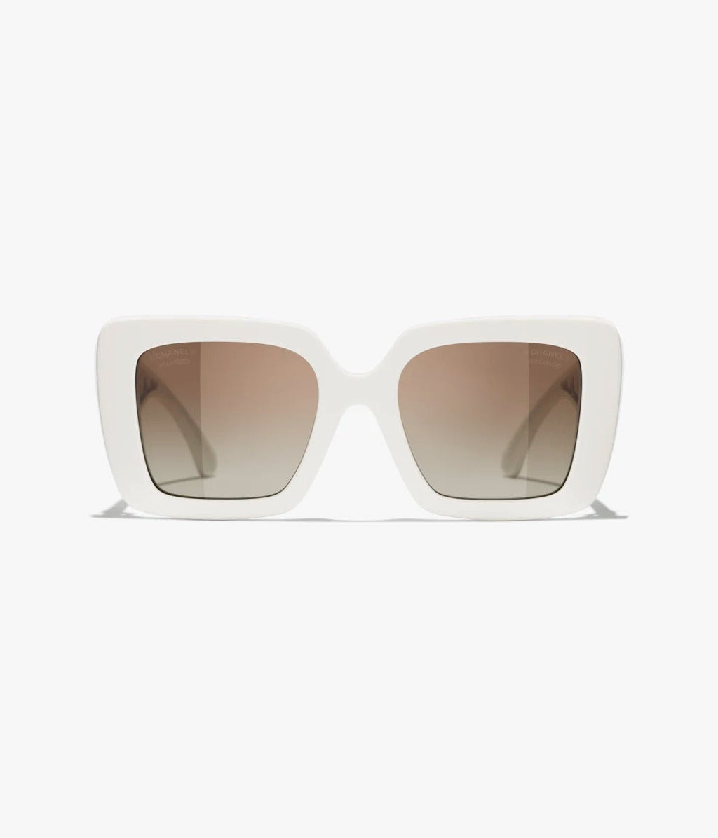 Chanel Women Butterfly White Sunglasses CH5567