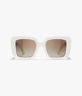 Chanel Women Butterfly White Sunglasses CH5567