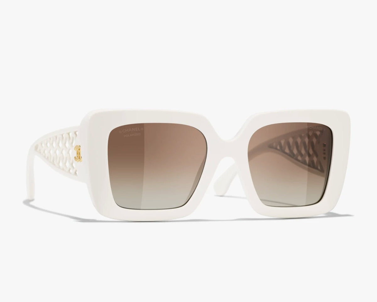 Chanel Women Butterfly White Sunglasses CH5567