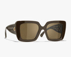 Chanel Women Butterfly Brown Sunglasses CH5567