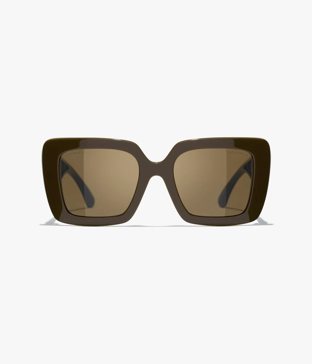 Chanel Women Butterfly Brown Sunglasses CH5567