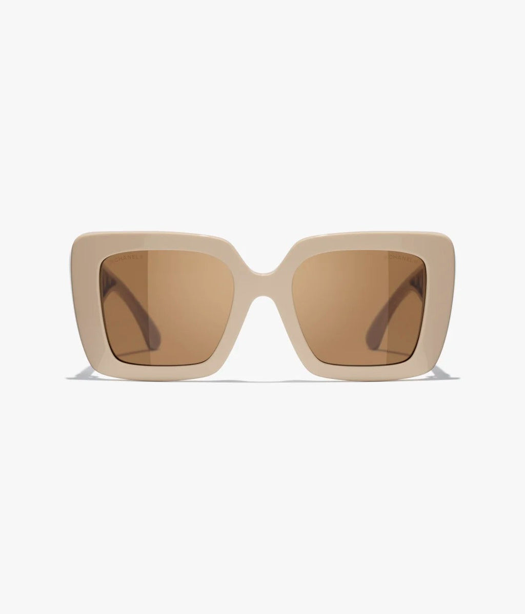 Chanel Women Butterfly Beige Sunglasses CH5567