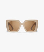 Chanel Women Butterfly Beige Sunglasses CH5567
