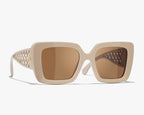 Chanel Women Butterfly Beige Sunglasses CH5567