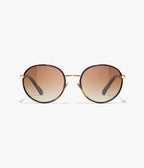 Chanel  Women Pantos Metal Frame Dark Tortoise & Gold Sunglasses