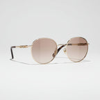 Chanel Women Pantos Metal Frame Light Gold Sunglasses