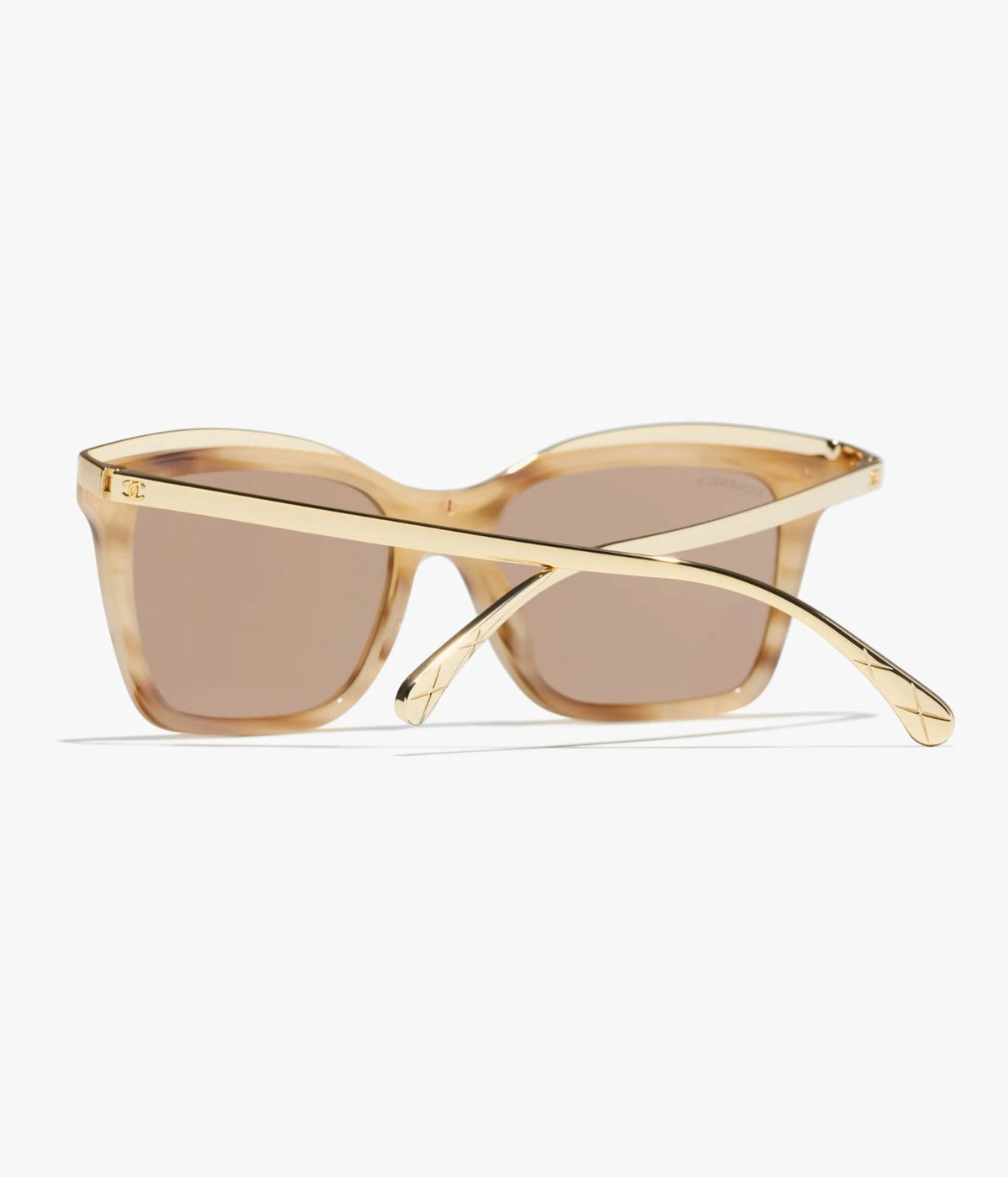 Chanel Women Butterfly Light Brown Sunglasses