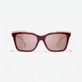 Chanel Women Butterfly Burgundy Sunglasses