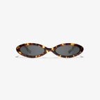Chanel Women Oval Tortoise Sunglasses