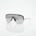 Chanel Women Shield Mask Frame Silver Sunglasses 9590