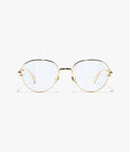 Chanel Women Pantos Gold Frame Light Blue Glasses