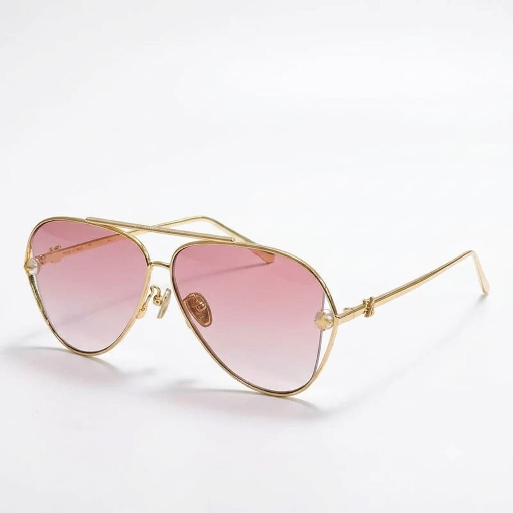 Louis Vuitton Women Pearl Twirl Pilot Sunglasses