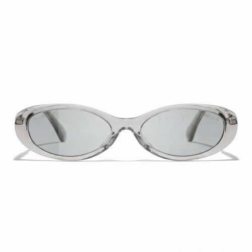 Chanel Women Oval Grey Sunglasses CH5565