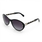 Chanel Women Cat-Eye Frame Chain Design Sunglasses